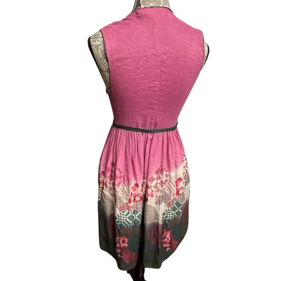 Chelsea & Violet Pink and Green Mini Dress - Picture 3 of 8